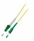 LWL-1-Faser-Patchk. 3mtr.LC(APC8Grad) - SC(APC8Grad), 9/125u,Schrägschliff, simplex