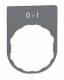 Schneider Electric ZBYP2178C0 Schneider Schildträger 30x40mm, mit Beschriftung 0-I