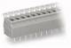 WAGO 255-448 Klemmenleiste für Leiterplatten 0,08-2,5 qmm grau