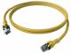 ZVK EasyLan CPP1OYAYAY0050 DualBoot Push Patch Cable Cat.6A shielded yellow 5.0m