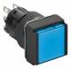 Schneider Electric XB6ECA61P Schneider push button 1W square. flat blue monoblock IP65 D16mm