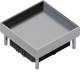HAGER EKSQ060BL25 Heavy duty cassette Q06 blind covering T=25mm