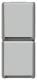 SIEM Siemens 5UB4724 DELTA Schuko socket IP44 combination 2-way vertical