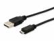 Equip USB-A2.0->Micro-B St/St 480Mbps 1.80m PVC Polybeutel