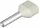 Weidmüller ferrule 0.75 mm ² white, H0, 75/15 W ZH