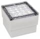 LED-Bodenleuchte McShine ''Pflasterstein'' 10x10x7cm, 80lm, IP65, warmweiß, 230V