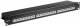 Goobay 93048 CAT 6 19-Zoll Patch Panel, 24 Port - STP geschirmt, Schwarz