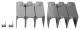 Hager HYB021H terminal cover x250 3-pin long