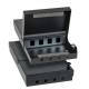 Keystone,Modulträger, Patchpanel für 8xTP-Modul, Aufputz, Metallklappbox