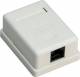 Goobay 77632 1-port RJ45 Anschlussdose, CAT 6, UTP - ungeschirmt