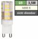 LED-Stiftsockellampe McShine, G9, 3,5W, 300lm, 4000K, neutralweiß