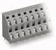 WAGO 736-566 Doppelstock-Klemmenleiste für Leiterplatten 0,08-2,5 qmm grau