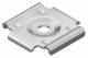 Niedax GRWB10E3 wall mounting plate, stainless steel