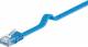 Goobay 96407 CAT 6 Flach-Patchkabel, U/UTP, Blau - Kupfermaterial