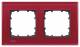 Siemens 5TG12023 DELTA miro glass frame 2-fold real, ial glass ORIENT 161x90mm