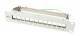 Patch Panel 12xTP,CAT6A, incl.Keystone Slim-line mit Kabelklemme, 25,4 cm ( 10 Zoll ), Lichtgrau, Synergy 21,
