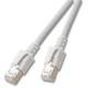 Patchkabel RJ45, VC LED, CAT6A 500Mhz, 5m, grau, LED in den Steckern!