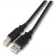 Kabel USB, A(St) => B(St), 5,0m, USB2.0, schwarz, Classic,