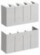 Hager HYE022H terminal cover for size h1000 4-pin long