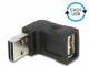 DELOCK USB Adapter A -> A St/Bu gewinkelt Easy USB