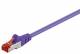 Goobay 95520 CAT 6 Patchkabel, S/FTP (PiMF), Violett - CCA Kupfergemisch