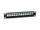 Equip patch panel 12x RJ45 Cat6A 25,4 cm ( 10 inch ) FTP 1U Premium black