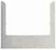 Berker 13193606 Design frame angular, stainless steel accessories