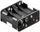 Goobay 11468 Batteriehalter , 8x Mignon ''AA'' - mit Druckknopfanschluß