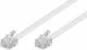 Goobay 93065 Modularanschlußkabel RJ11/RJ14-Stecker (6P4C) auf RJ11/RJ14-Stecker (6P4C) -