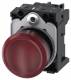 Siemens 3SU11066AA201AA0 Leuchtmelder 22mm rund rot Linse glatt AC 230V