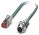 Phoenix Contact 1406085 Network cable - VS-M12FSBP-IP20-93E-LI/2,0 - 