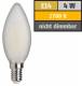 LED Filament Kerzenlampe McShine ''Filed'', E14, 4W, 370 lm, warmweiß, matt