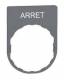 Schneider Electric ZBYP2104C0 Schneider Schildträger 30x40mm, mit Beschriftung ARRET