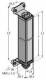 Turck MAE2416Q measuring light curtain, transmitter 3072194