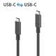 PureLink PI6000-010 USB-C auf USB-C Kab 5A 10Gbps PureInstall 1,00m PI6000-010