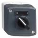 Schneider Electric XALD134 Schneider Gehäuse 1Wahls. 1S Schild Bez.O-I 2St. rast. Knebel kurz