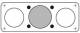 Schneider Electric NSYAECPFLBP Schneider Membran Typ E FL POUR PLAQUES PASSE-CAB