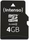 Intenso International 3403450 Intenso 4GB microSDHC Class 4 + SD-Adapter