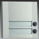 Grothe DOMOLUX DUO SIM/SW silber/schwarz 2Klingeltaster AP-Montage 51213