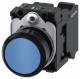 Siemens 3SU11000AB503BA0 push button 22mm round blue push button 1S