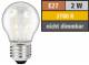 LED Filament Tropfenlampe McShine ''Filed'', E27, 2W, 200Lm, warmweiß, klar