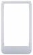 Berker 13206094 design frame round large version matt painted aluminum