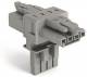 WAGO 890-1631 T-Verteiler 1 x Stecker / 2 x Buchse 4-polig, grau