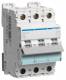 NBN316 Hager MCBs 3 pole, 16A 10kA B 3m 3PLE 83x52, 5X70MM