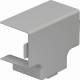 OBO Bettermann 6158544 OBO WDK HT40040GR T/cross piece hood 40x40mm PVC stone gray RAL7030 