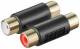 Goobay 12419 Audio Adapter - 2x RCA jack (Audio L / R)> 2x RCA jack (Audio L / R)