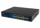 ALLNET Switch full managed Layer2+ 16 Port ? 12x GbE ? PoE Budget 130W ? 8x PoE at ? 4x Giga LAN ? 4x SFP+ ? 48,3 cm ( 19 inch ) ? ALL-SG8616PMJ-10G