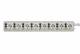 Baaske Medical 2011542 Baaske power strip MEDX ZPA 8 compartment 3m