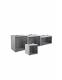 Wandgehäuse 48,3 cm ( 19 inch ), 15HE, 1-teilig, T600/H707mm, lichtgrau, Basic, Flat Pack,