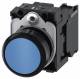Siemens 3SU11000AB501BA0 push button 22mm round blue push button 1S